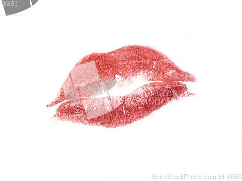 Image of Lipstick kiss mark