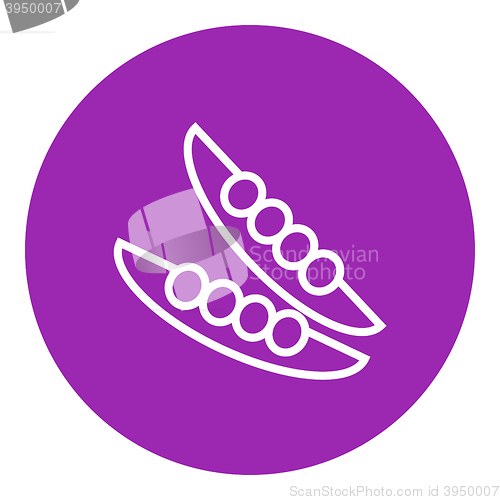 Image of Peapod line icon.
