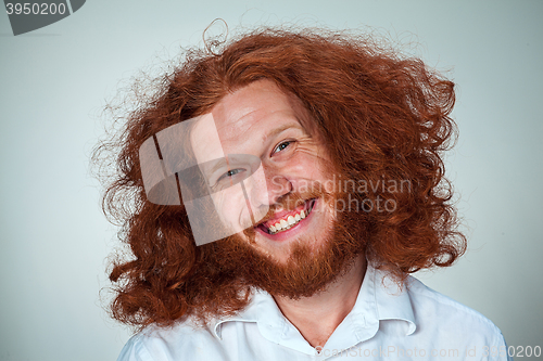 Image of The young man looking at camera
