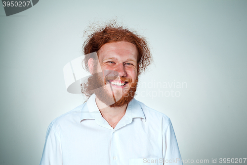 Image of The young man looking at camera