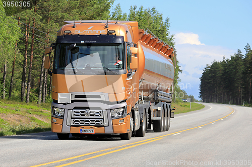 Image of New Renault Trucks T Semi Tanker on the Road