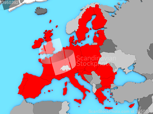 Image of Map of EU