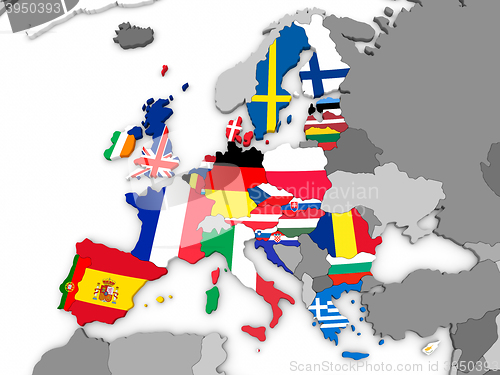 Image of Map of EU