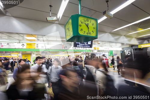 Image of Rush Hour on Tokyo Metro
