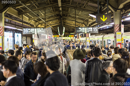 Image of Rush Hour on Tokyo Metro