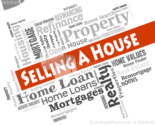 Image of Selling A House Indicates Sale Commerce And Property