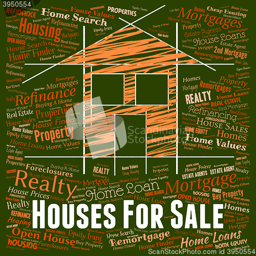 Image of Houses For Sale Shows On Market And Home