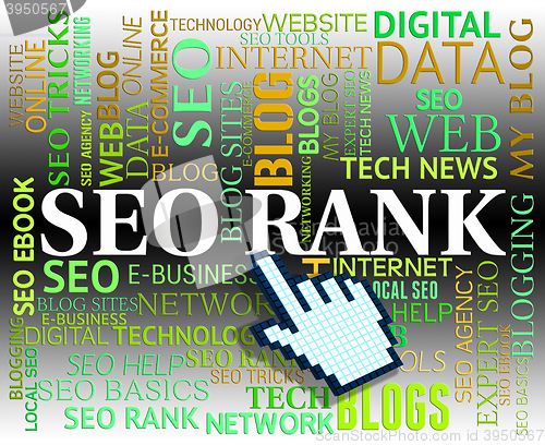 Image of Seo Rank Represents Search Engines And Marketing