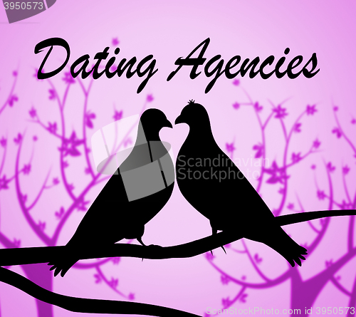 Image of Dating Agencies Means Network Internet And Romance