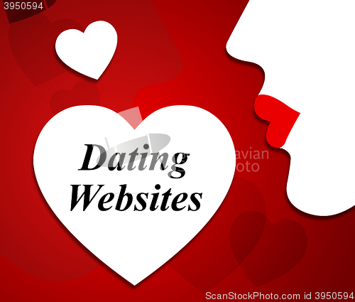 Image of Dating Websites Represents Love Internet And Sweethearts