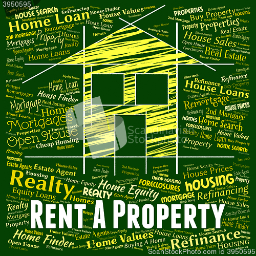 Image of Rent Property Represents Real Estate And Apartment