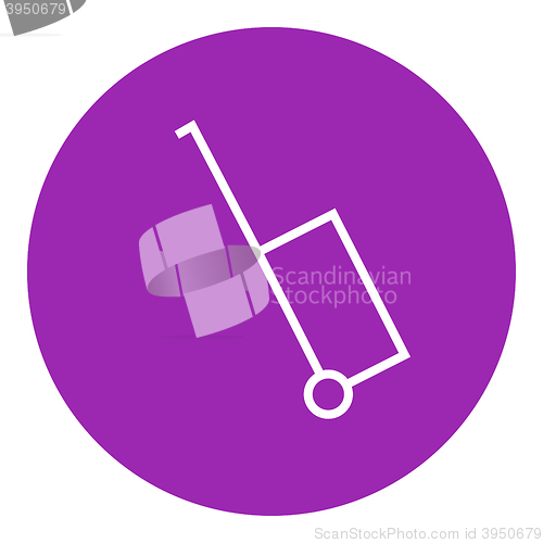 Image of Suitcase line icon.