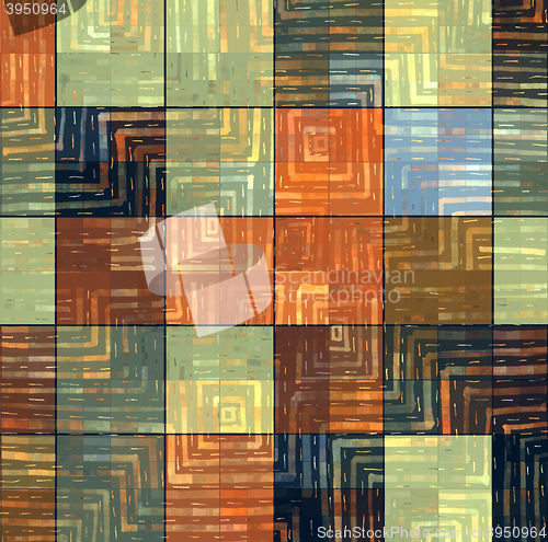 Image of Abstract square pattern