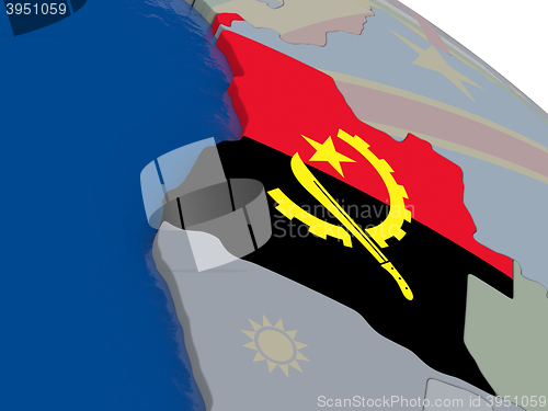 Image of Angola with flag