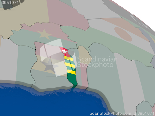 Image of Togo with flag