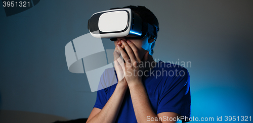 Image of Man using VR glasses