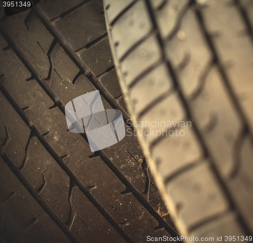 Image of car tire wheel backdrop