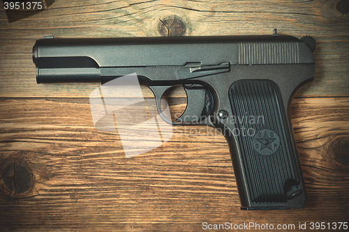 Image of vintage Soviet Russian handgun