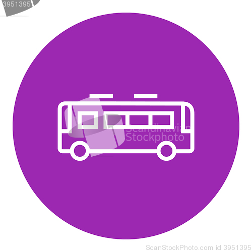 Image of Bus line icon.