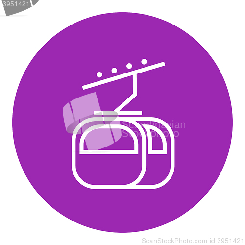 Image of Funicular line icon.