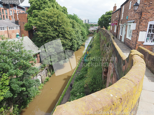 Image of Roman city walls in Chester