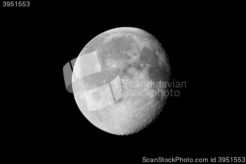 Image of Waning gibbous moon