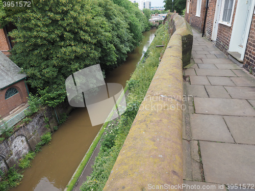 Image of Roman city walls in Chester