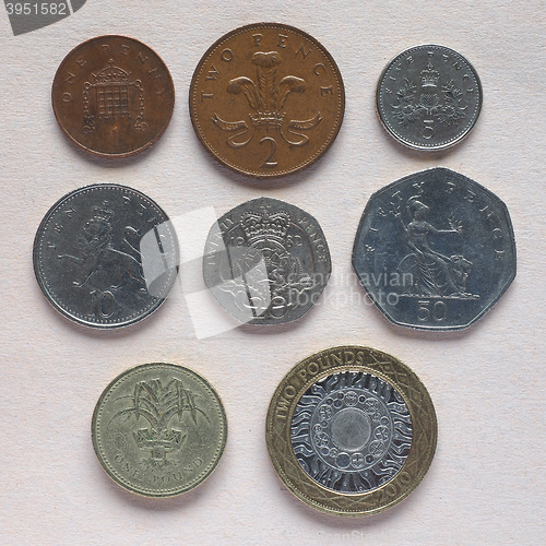 Image of GBP Pound coins