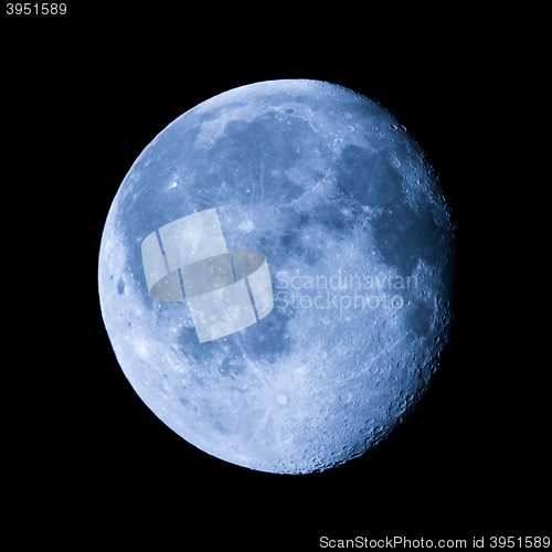 Image of Waning gibbous moon