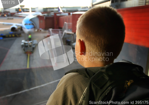 Image of at the airport looking outside