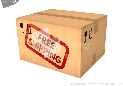 Image of Free shipping box.