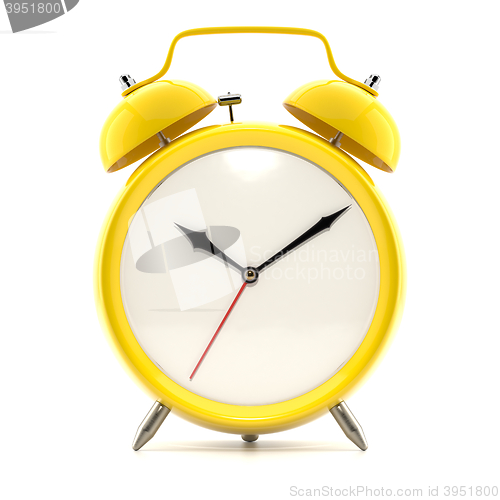 Image of Alarm clock on white background