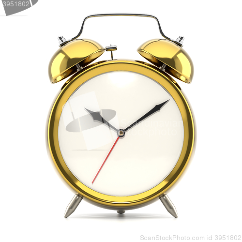 Image of Alarm clock on white background