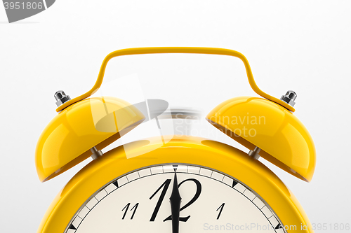 Image of Alarm clock on white background