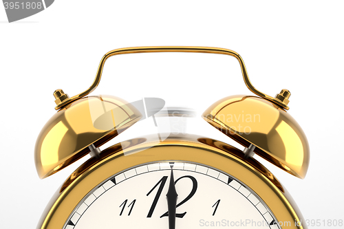 Image of Alarm clock on white background