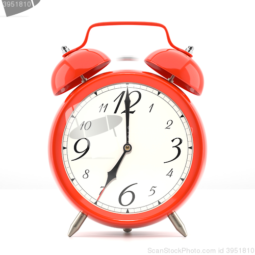 Image of Alarm clock on white background