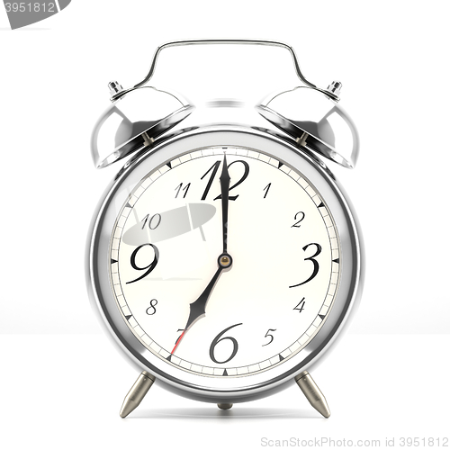 Image of Alarm clock on white background