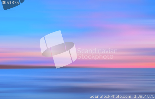 Image of Abstract motion blurred colored sea background