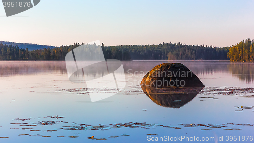 Image of Karelian landscape with a lake