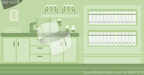 Image of Background of laboratory interior.