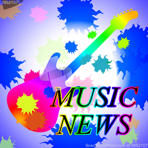 Image of Music News Represents Sound Track And Audio