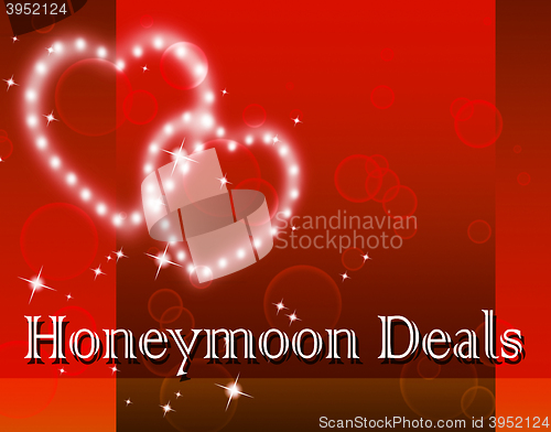 Image of Honeymoon Deals Shows Travel Romance And Discount