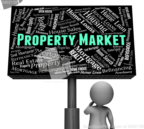 Image of Property Market Indicates For Sale And Apartments