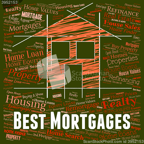 Image of Best Mortgages Represents Real Estate And Borrow