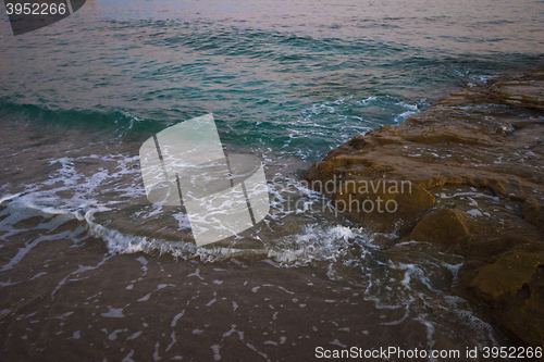 Image of sea in the evening