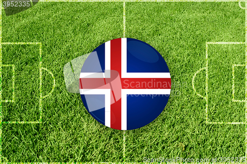Image of Iceland football symbol