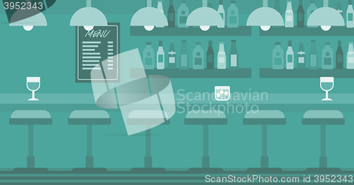 Image of Background of bar counter.