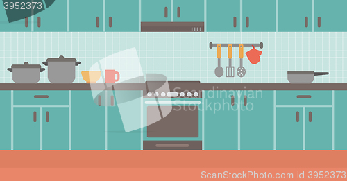 Image of Background of kitchen.