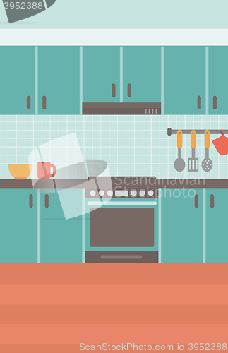Image of Background of kitchen.