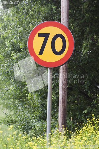 Image of speed limit